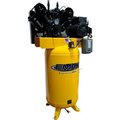 Emax Compressor EMAX PE10V080V1, 10 HP, Two-Stage Compressor, 80 Gallon, Vertical, 175 PSI, 34 CFM, 1-Phase 208-230V PE10V080V1